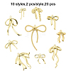20Pcs 10 Styles Alloy Pendants FIND-FP0002-95-4