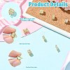 7Pcs 7 Styles Brass Micro Pave Cubic Zirconia Tube Bails KK-CJ0004-47G-3