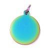 Ion Plating(IP) 304 Stainless Steel Pendants LS-STAS-I311-33E-RC-1