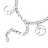 Ocean 304 Stainless Steel Charm Bracelets BJEW-JB12550-4