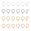 24Pcs 4 Colors 304 Stainless Steel Stud Earring Findings STAS-FH0001-64-1