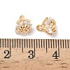 Brass Micro Pave Cubic Zirconia Charms KK-B166-06G-3