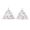 201 Stainless Steel Pendants STAS-S057-43-1