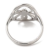 Non-Tarnish 304 Stainless Steel Hollow Spider Adjustable Ring for Women RJEW-M149-07P-2