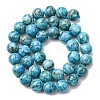 Natural Marble Beads Strands G-K211-10mm-E-5