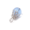 Glass Pendants PALLOY-JF03284-02-5