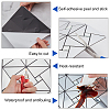 Square Mosaic Aluminum Plastic Self-Adhesive Wall Stickers DIY-WH0257-15A-6