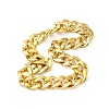 Unisex Thick CCB Plastic Cuban Link Chains Necklaces NJEW-V006-02G-2