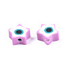 Handmade Polymer Clay Beads CLAY-T019-09F-4