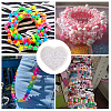 800Pcs Transparent Plastic Beads KY-SP0001-52B-5
