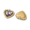 Natural Paua Shell Pendants STAS-G397-16G-02-2