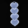 Heart Polypropylene(PP) Bead Storage Container LS-CON-N011-030-2