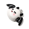 Halloween Opaque Resin Pendants CRES-D314-01P-07-2