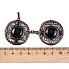 Natural Obsidian Pendants G-Q158-03-07-3