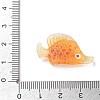 Transparent Resin Pendants RE-CBA098D-01D-3