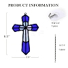 Cross Acrylic Pendant Decorations PW-WG11730-01-2