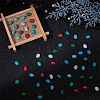 56pcs 7 styles Natural Howlite & Synthetic Turquoise & Synthetic Malachite Cabochons G-AR0006-07-4