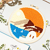 DIY Punch Needle Embroidery Starter Kits for Beginners DIY-WH20013-88A-7