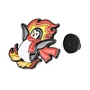 Flaming Animal Alloy Enamel Pins JEWB-G046-05I-3