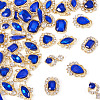 48Pcs 12 Styles Alloy Rhinestone Cabochons MRMJ-TA0001-45C-3
