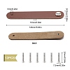 Gorgecraft 12 Sets Leather Handle DIY-GF0004-64-2