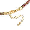 3.5MM Round Nylon Cotton Cord Necklace Making NJEW-C106-03G-4