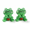 Cartoon Cute Resin 3D Frog Figurines RESI-Z024-01C-1