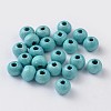 Round Natural Wood Beads WOOD-Q017-6mm-01-LF-2