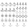 SUNNYCLUE 100Pcs 10 Style Tibetan Style Alloy Pendants TIBEP-SC0002-14-1