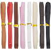 8Pcs 8 Colors Flat PU Leather Cord DIY-GF0009-58-1