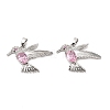 Brass Micro Pave Cubic Zirconia Pendants KK-G533-06P-02-1