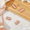 16 Sets Zinc Alloy Rhinestone Bikini Clips FIND-FH0009-98RG-4