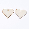 Undyed Wood Big Pendants WOOD-WH0006-01C-1