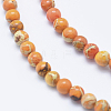 Natural Imperial Jasper Beads Strands G-A175B-4mm-07-3