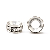 Brass Rhinestone Spacer Beads RB-A020-7mm-01S-3