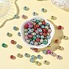 Spray Painted Acrylic Beads X-ACRP-Q018-8mm-M-5