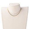 Brass Enamel Cobs Chain Necklaces NJEW-JN03206-4
