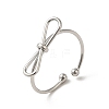 Brass Cuff Rings for Women RJEW-D026-04P-1