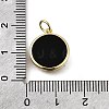 Brass Micro Pave Cubic Zirconia Pendants KK-S523-11G-3
