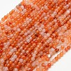 Natural Carnelian Beads Strands G-N0006-4mm-17-6