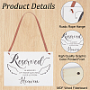 Rectangle Wood Reserved Hanging Sign Decorations DJEW-WH20005-02C-6
