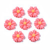 Flatback Hair & Costume Accessories Ornaments Scrapbook Embellishments Resin Flower Daisy Cabochons LS-CRES-Q102-07-2