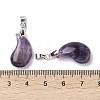 Natural Amethyst Pendants G-NH0025-14P-01-3