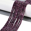 Natural Ruby Beads Strands G-P553-F01-03-1