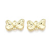 Alloy Bowknot Links Connector Charms PALLOY-T091-35G-1