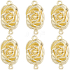 6Pcs Brass Box Clasps KK-BBC0020-08-7