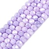 Anti-Tarnish Electroplate Glass Beads Strands EGLA-ZX010-4mm-08-1