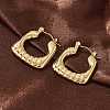 304 Stainless Steel Hoop Earrings for Women EJEW-L296-048G-2