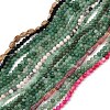 Natural Mixed Gemstone Beads Strands G-F591-22-8