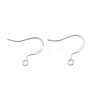 Brass Flat Ear Wire KK-CBA57BD-09P-1